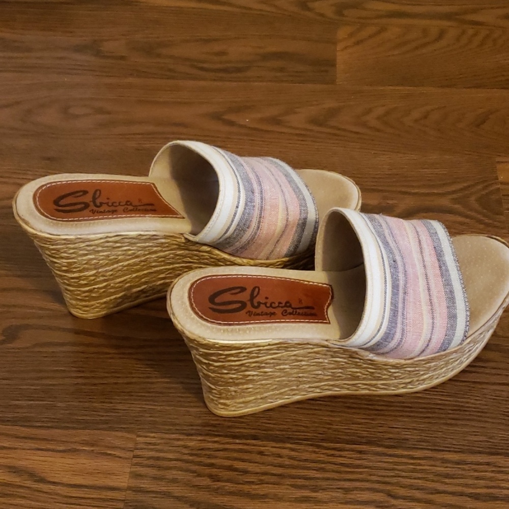 Sbicca multicolor wedge